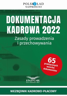 Обкладинка книги з назвою:Dokumentacja kadrowa 2022