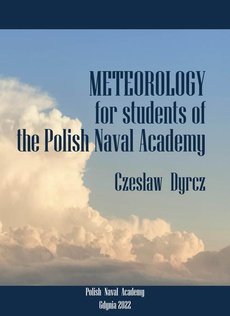 The cover of the book titled: Meteorology for students of the Polish Naval Academy