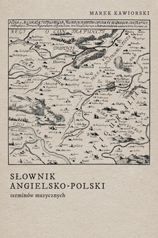 The cover of the book titled: Słownik angielsko-polski terminów muzycznych