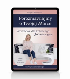 The cover of the book titled: Porozmawiajmy o Twojej marce - Workbook