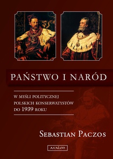 The cover of the book titled: Państwo i naród w myśli politycznej