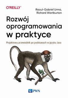The cover of the book titled: Rozwój oprogramowania w praktyce. Projektowy przewodnik po podstawach w języku Java