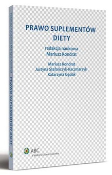 The cover of the book titled: Prawo suplementów diety