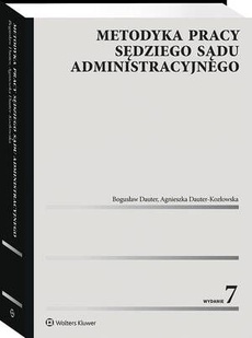 The cover of the book titled: Metodyka pracy sędziego sądu administracyjnego