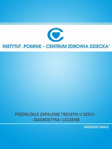 The cover of the book titled: Przewlekłe zapalenie trzustki u dzieci - diagnostyka i leczenie