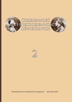 The cover of the book titled: Codzienność i niecodzienność oświeconych. Cz. 2: W rezydencji, w podróży i na scenie publicznej