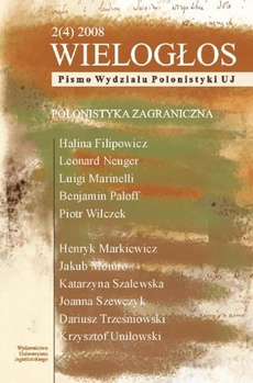 The cover of the book titled: WIELOGŁOS  2(4)/2008