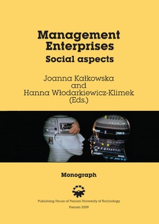 The cover of the book titled: Managament Enterprises. Social aspects
