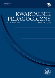 The cover of the book titled: Kwartalnik Pedagogiczny 2014/4 (234)