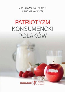Обложка книги под заглавием:Patriotyzm konsumencki Polaków