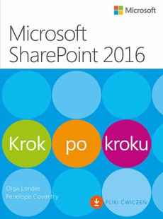 The cover of the book titled: Microsoft SharePoint 2016 Krok po kroku
