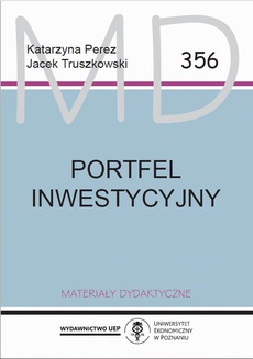 The cover of the book titled: Portfel inwestycyjny