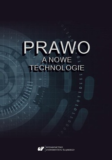 Обложка книги под заглавием:Prawo a nowe technologie