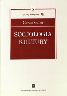 Обложка книги под заглавием:Socjologia kultury