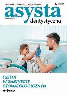 Обложка книги под заглавием:Dzieci w gabinecie stomatologicznym