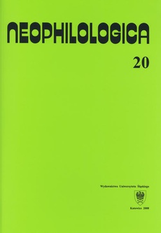 The cover of the book titled: Neophilologica. Vol. 20: Études sémantico-syntaxiques des langues romanes