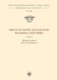Обложка книги под заглавием:Drogi duchowe katolicyzmu polskiego XVII wieku. Tom 7 (serii)