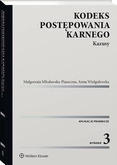 The cover of the book titled: Kodeks postępowania karnego. Kazusy