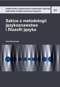 Обложка книги под заглавием:Szkice z metodologii językoznawstwa i filozofii języka