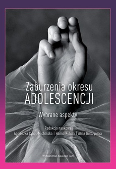 The cover of the book titled: Zaburzenia okresu adolescencji. Wybrane aspekty