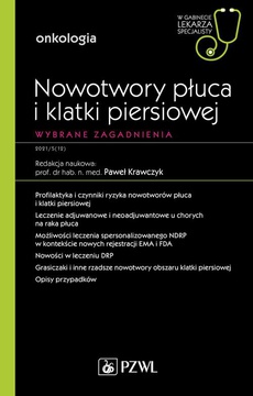 The cover of the book titled: W gabinecie lekarza specjalisty. Onkologia. Nowotwory płuca i klatki piersiowej