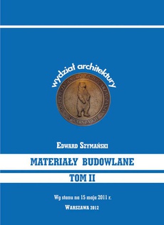 The cover of the book titled: Materiały budowlane Tom II