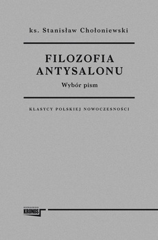 The cover of the book titled: Filozofia antysalonu