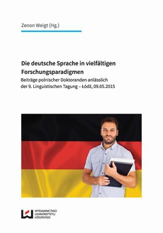 Обкладинка книги з назвою:Die deutsche Sprache in vielfältigen Forschungsparadigmen