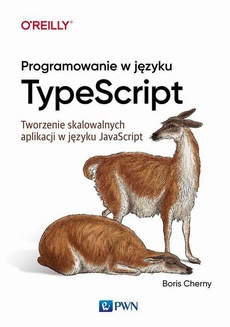 Okładka książki o tytule: Programowanie w języku TypeScript