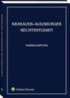 Обложка книги под заглавием:Krakauer-Augsburger Rechtsstudien. Normschaffung