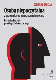 The cover of the book titled: Osoba niepoczytalna a prawnokarna norma sankcjonowana