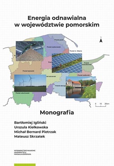 Обложка книги под заглавием:Energia odnawialna w województwie pomorskim