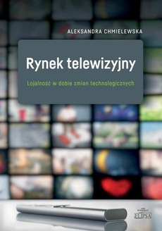 The cover of the book titled: Rynek telewizyjny