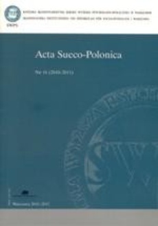 Okładka książki o tytule: Acta Sueco - Polonica nr 16 (2010-2011)