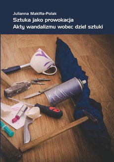 The cover of the book titled: Sztuka jako prowokacja