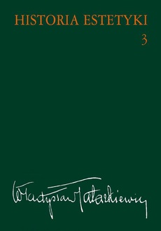 The cover of the book titled: Historia estetyki, t.3