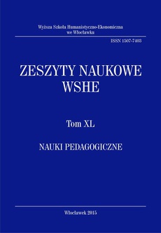Okładka książki o tytule: Zeszyty Naukowe WSHE, t. XL, Nauki Pedagogiczne