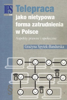 The cover of the book titled: Telepraca jako nietypowa forma zatrudnienia w Polsce