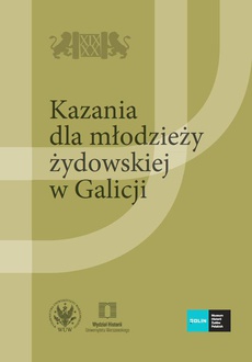 The cover of the book titled: Kazania dla młodzieży żydowskiej w Galicji. Tom 2