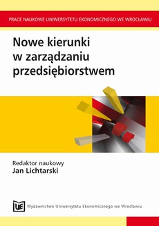 Обкладинка книги з назвою:Nowe kierunki w zarządzaniu przedsiębiorstwem