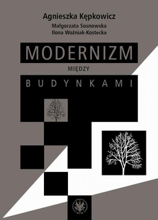 Обложка книги под заглавием:Modernizm między budynkami