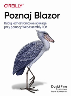 The cover of the book titled: Poznaj Blazor