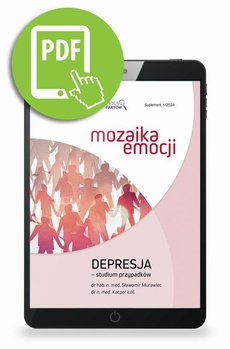 The cover of the book titled: Mozaika emocji. Depresja studium przypadków