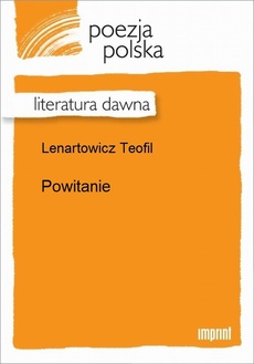 Обкладинка книги з назвою:Powitanie