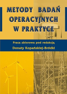 The cover of the book titled: Metody badań operacyjnych w praktyce