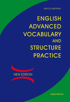 The cover of the book titled: English Advanced Vocabulary and Structure Practice