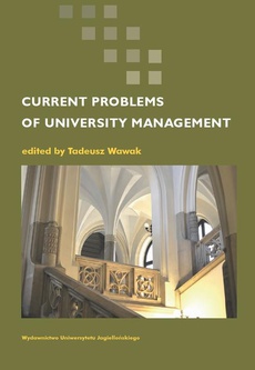 Okładka książki o tytule: Current Problems of University Management