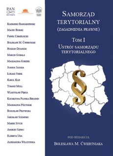 The cover of the book titled: Samorząd terytorialny (zagadnienia prawne) Tom I