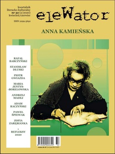 Okładka książki o tytule: eleWator 32 (2/2020) – Anna Kamieńska