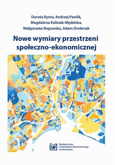 Обложка книги под заглавием:Nowe wymiary przestrzeni społeczno-ekonomicznej